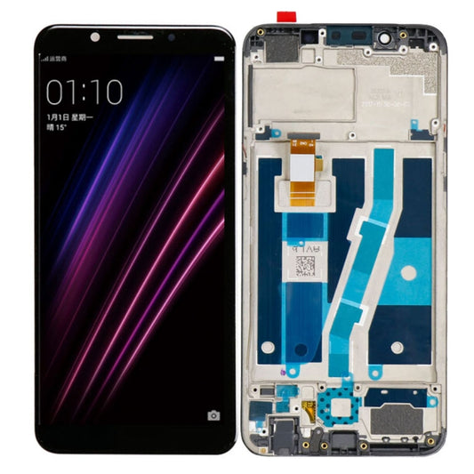 TFT LCD Screen for OPPO A1, with Frame with Digitizer Full Assembly by buy2fix