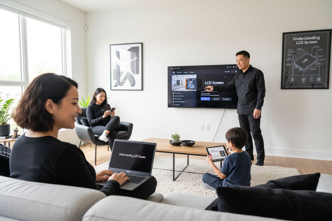 lcd screen human usage