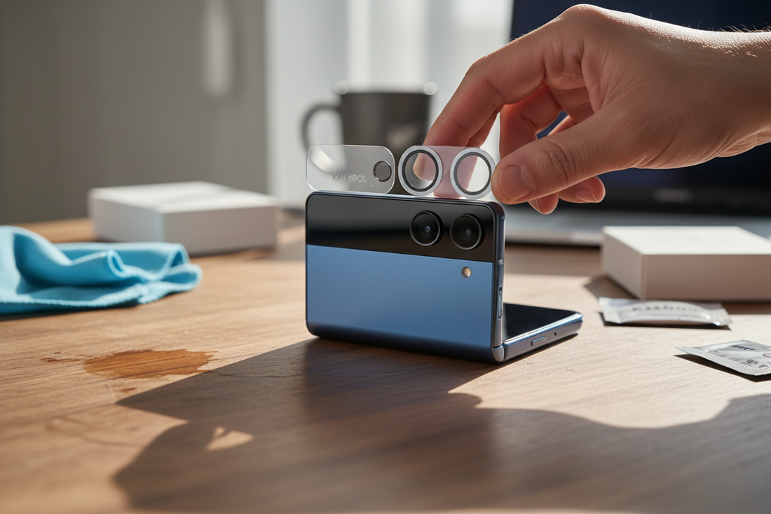 Lens Protector for Samsung Galaxy Z Flip4: No Flicker Glass