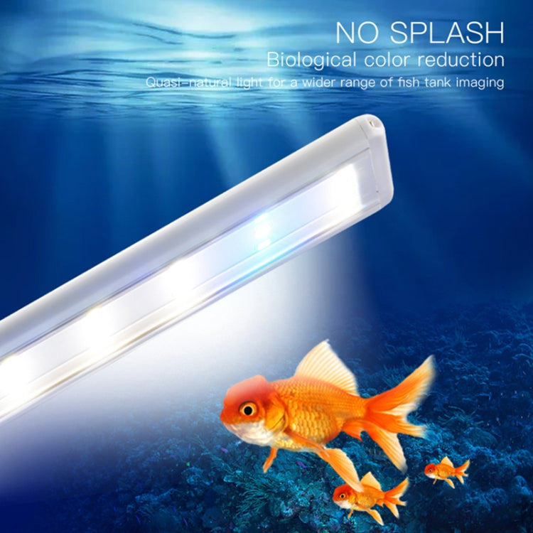 XY-30K Aquarium Glass Fish Tank LED Aquatic Bracket Lamp, US Plug(White Blue) - Fish Tanks & Accessories by buy2fix | Online Shopping UK | buy2fix