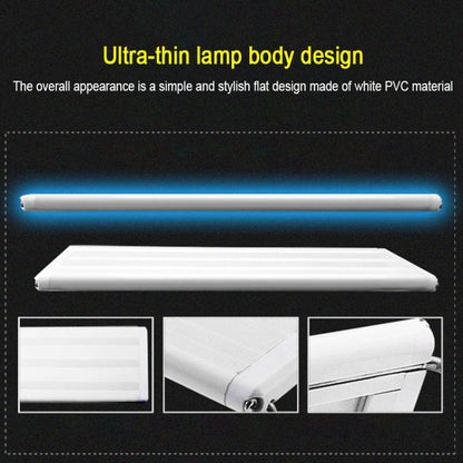 XY-30K Aquarium Glass Fish Tank LED Aquatic Bracket Lamp, US Plug(White Blue) - Fish Tanks & Accessories by buy2fix | Online Shopping UK | buy2fix