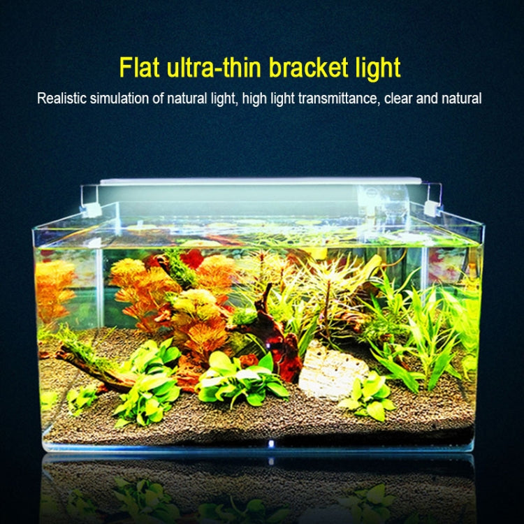 XY-30K Aquarium Glass Fish Tank LED Aquatic Bracket Lamp, US Plug(White Blue) - Fish Tanks & Accessories by buy2fix | Online Shopping UK | buy2fix