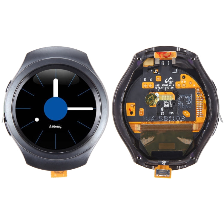 LCD Screen and Digitizer Full Assembly With Frame for Samsung Galaxy Gear S2 SM-R720(Black) - LCD Related Parts by buy2fix | Online Shopping UK | buy2fix