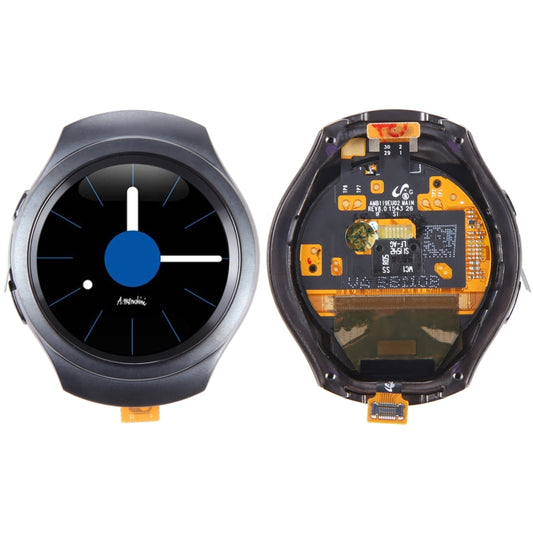 LCD Screen and Digitizer Full Assembly With Frame for Samsung Galaxy Gear S2 SM-R720(Black) - LCD Related Parts by buy2fix | Online Shopping UK | buy2fix