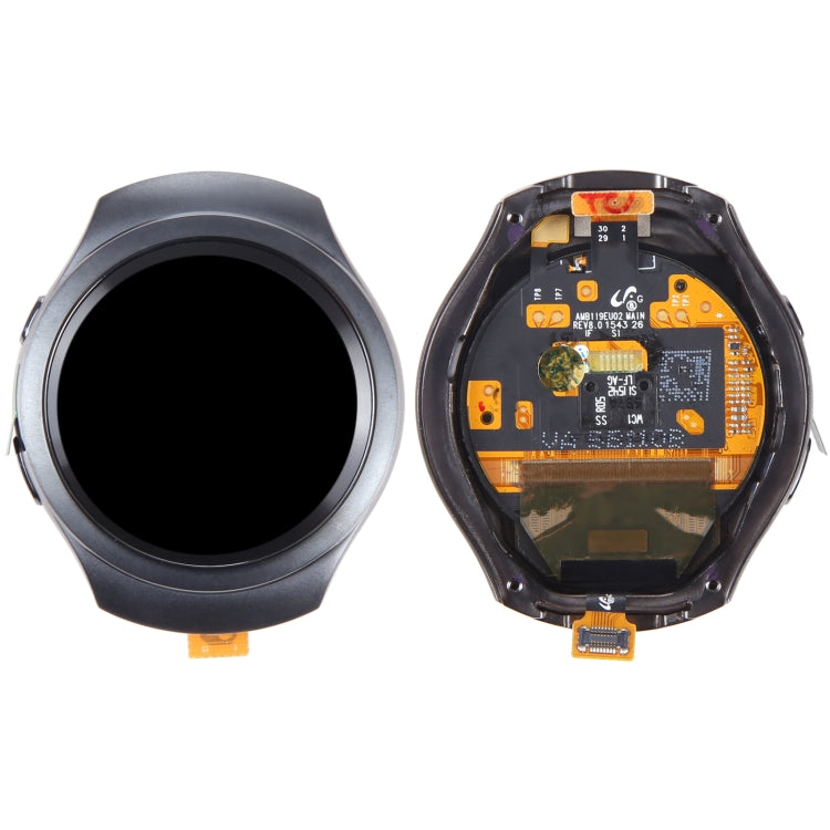 LCD Screen and Digitizer Full Assembly With Frame for Samsung Galaxy Gear S2 SM-R720(Black) - LCD Related Parts by buy2fix | Online Shopping UK | buy2fix