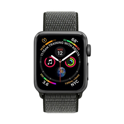 For Apple Watch 46mm / 49mm / 45mm / 44mm Simple Fashion Nylon Watch Band with Magic Stick(Grey) by buy2fix