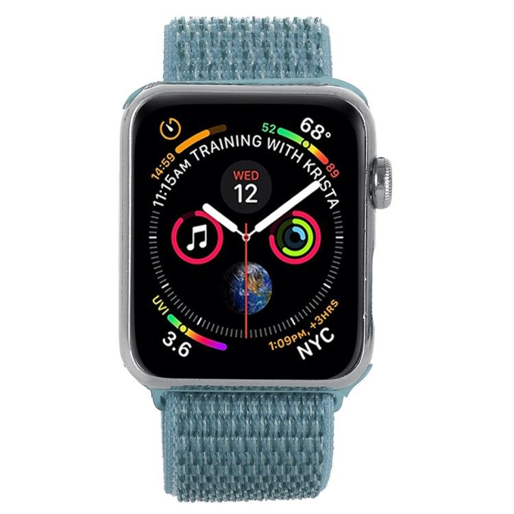For Apple Watch 46mm / 49mm / 45mm / 44mm Simple Fashion Nylon Watch Band with Magic Stick(Lime Green) by buy2fix