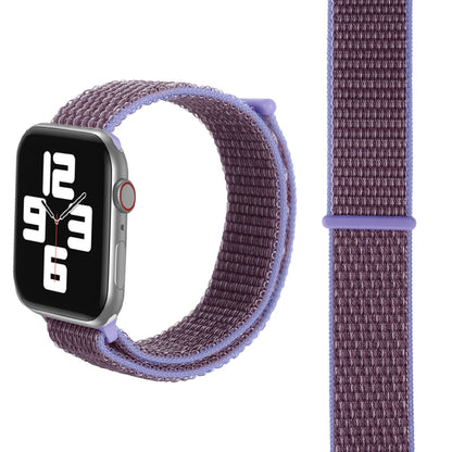 For Apple Watch 46mm / 49mm / 45mm / 44mm Simple Fashion Nylon Watch Band with Magic Stick(Light Purple) by buy2fix