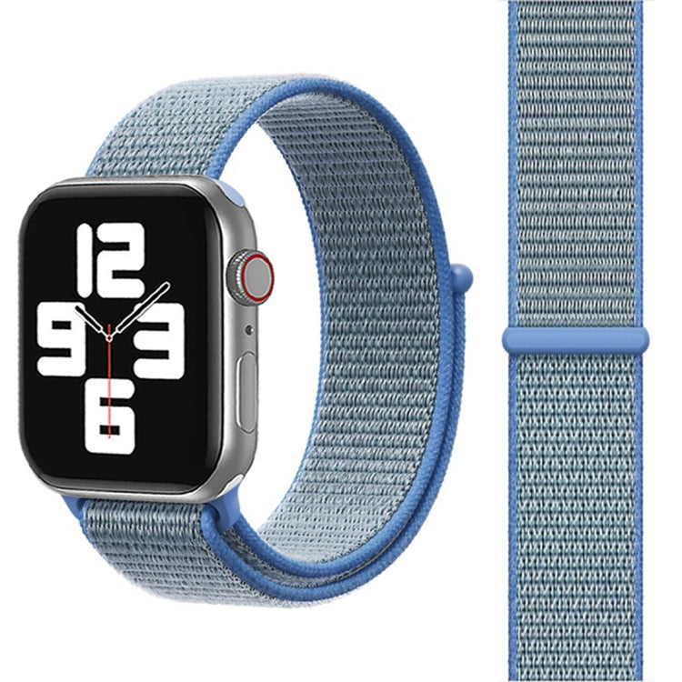For Apple Watch 46mm / 49mm / 45mm / 44mm Simple Fashion Nylon Watch Band with Magic Stick(Blue) by buy2fix