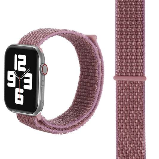 For Apple Watch 46mm / 49mm / 45mm / 44mm Simple Fashion Nylon Watch Band with Magic Stick(Purple) by buy2fix