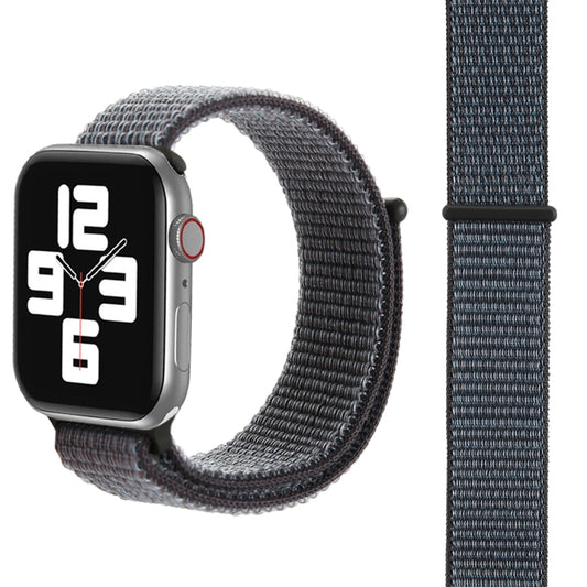 For Apple Watch 46mm / 49mm / 45mm / 44mm Simple Fashion Nylon Watch Band with Magic Stick(Space Grey) by buy2fix
