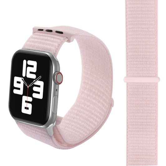 For Apple Watch 46mm / 49mm / 45mm / 44mm Simple Fashion Nylon Watch Band with Magic Stick(Pearl White) by buy2fix