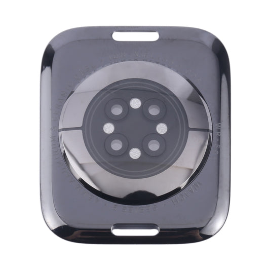 For Apple Watch Series 9 45mm Rear Housing Glass Cover(Black) by buy2fix