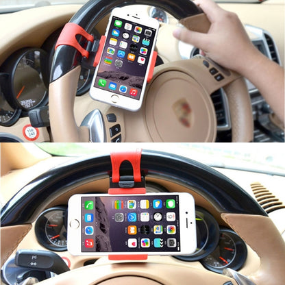 Steering Wheel Bracket Snaps Navigation, For iPhone, Galaxy, Huawei, Xiaomi, LG, HTC and Other Smart Phones - Universal Car Holders by buy2fix | Online Shopping UK | buy2fix