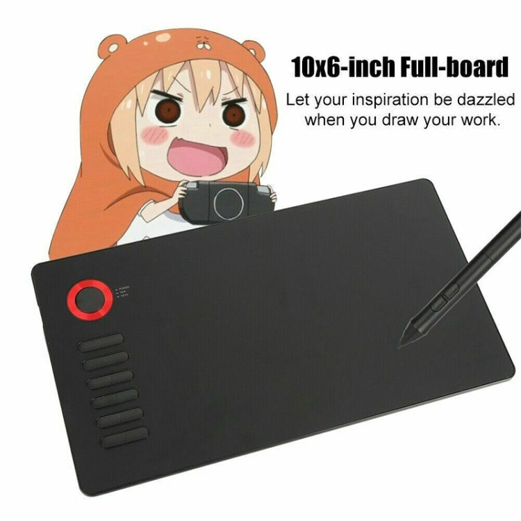 VEIKK A15 10x6 inch 5080 LPI Smart Touch Electronic Graphic Tablet, with Type-C Interface(Gold) -  by VEIKK | Online Shopping UK | buy2fix