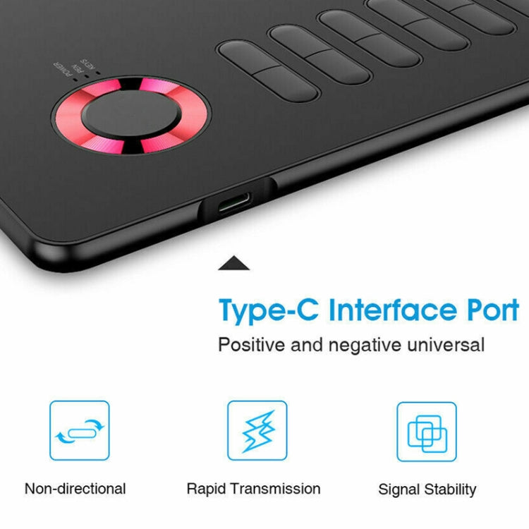 VEIKK A15 10x6 inch 5080 LPI Smart Touch Electronic Graphic Tablet, with Type-C Interface(Gold) -  by VEIKK | Online Shopping UK | buy2fix