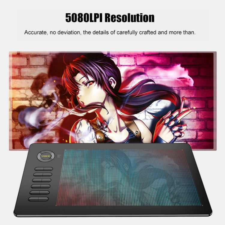 VEIKK A15 10x6 inch 5080 LPI Smart Touch Electronic Graphic Tablet, with Type-C Interface(Gold) -  by VEIKK | Online Shopping UK | buy2fix