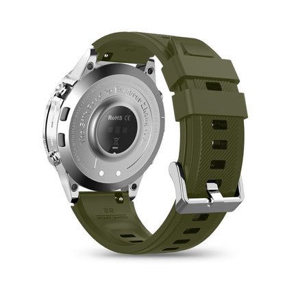 HAMTOD 1.6 inch Waterproof Smart Watch, Support Bluetooth Call / Heart Rate / Blood Oxygen Monitoring / NFC(Silver) by HAMTOD