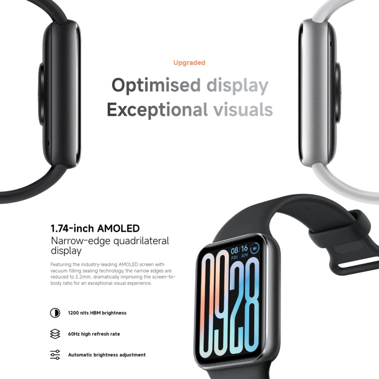 Original Xiaomi Smart Band 9 Pro 1.74 inch AMOLED Screen 5ATM Waterproof Smart Watch, Support Blood Oxygen / Heart Rate Monitor (Silver) - Wearable Devices by Xiaomi | Online Shopping UK | buy2fix