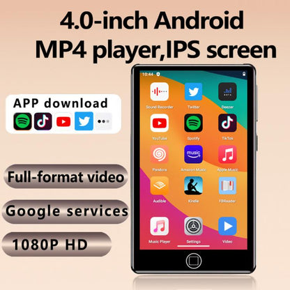 UNIWA MP004 4.0 inch IPS Screen Android 14 AI Smart Music Player Mini Tablet PC 4GB+64GB (Black) - MP4 Player by UNIWA | Online Shopping UK | buy2fix
