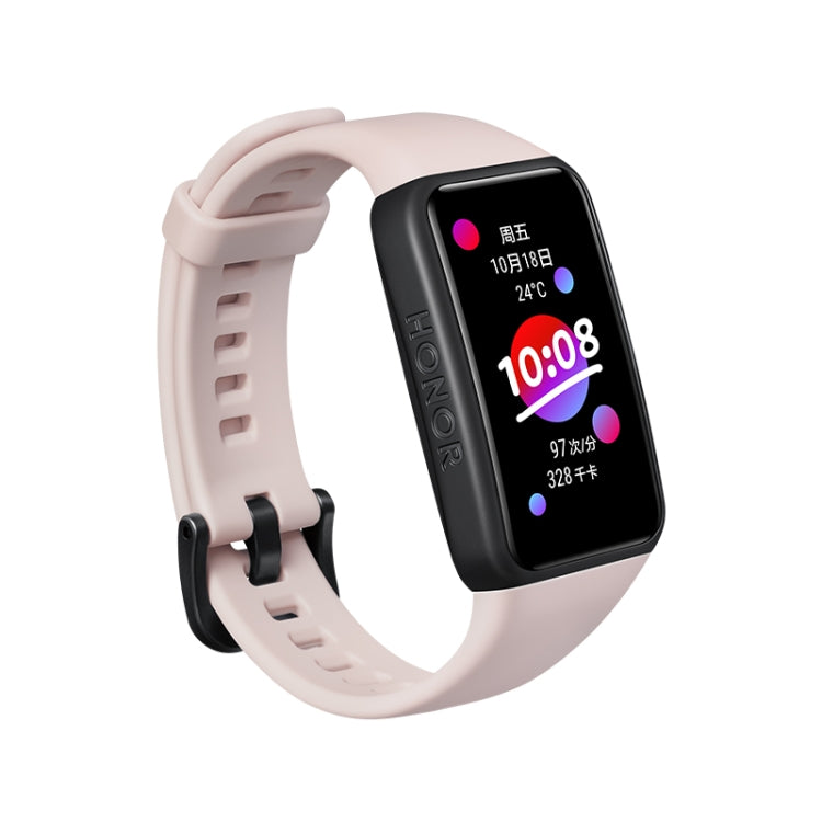 Original Huawei Honor Band 6 1.47 inch AMOLED Color Screen 50m Waterproof Smart Wristband Bracelet, Standard Version, Support Heart Rate Monitor / Information Reminder / Sleep Monitor(Pink) - Wearable Devices by Huawei | Online Shopping UK | buy2fix