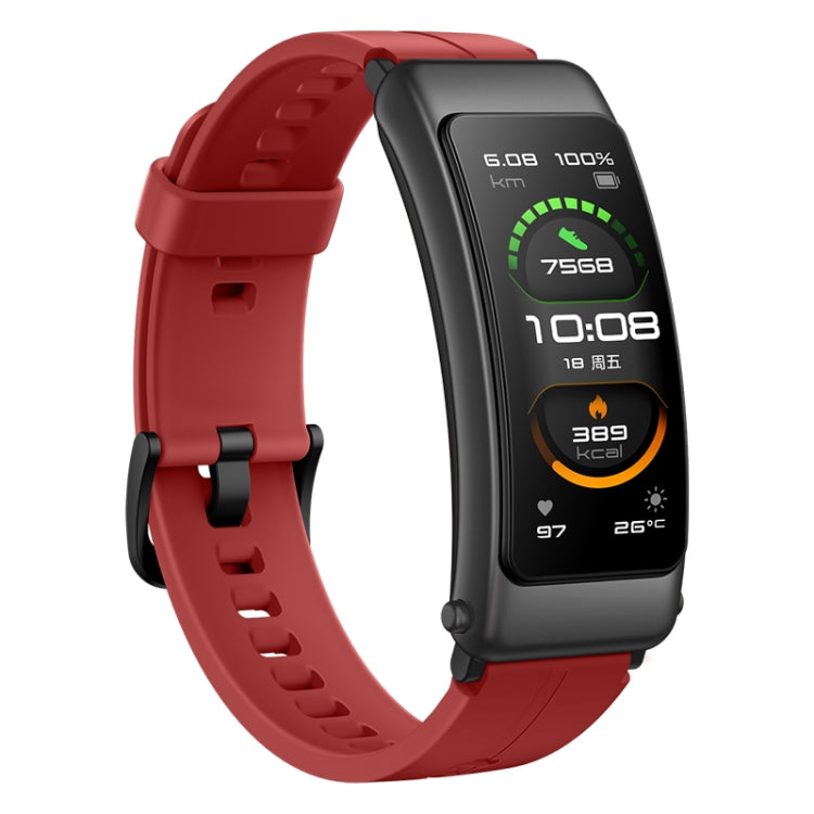 Original Huawei Band B6 FDS-B19 1.53 inch AMOLED Screen IP57 Waterproof Smart Bluetooth Earphone Wristband Bracelet, Sport Version, Support Heart Rate Monitor / Information Reminder / Sleep Monitor (Coral Red) - Wearable Devices by Huawei | Online Shopping UK | buy2fix