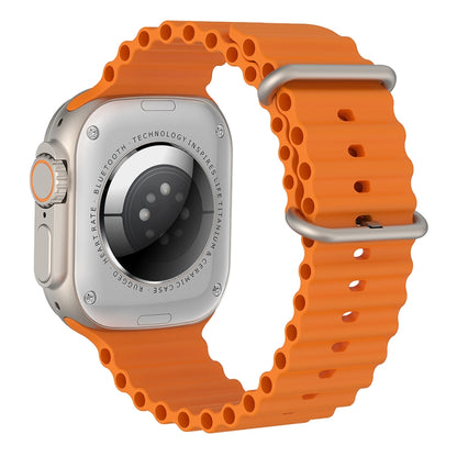 WIWU SW01 Ultra 1.9 inch IPS Screen IP68 Waterproof Bluetooth Smart Watch, Support Heart Rate Monitoring(Orange) - Smart Watches by WIWU | Online Shopping UK | buy2fix