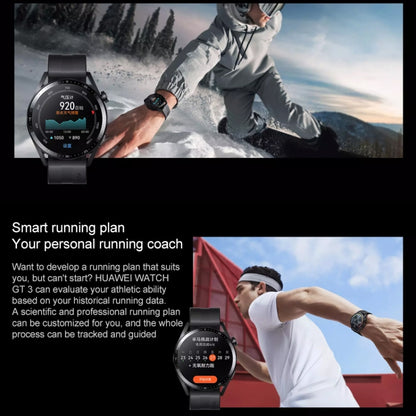 HUAWEI WATCH GT 3 Smart Watch 46mm Braided Wristband, 1.43 inch AMOLED Screen, Support Heart Rate Monitoring / GPS / 14-days Battery Life / NFC(Blue) - Wearable Devices by Huawei | Online Shopping UK | buy2fix