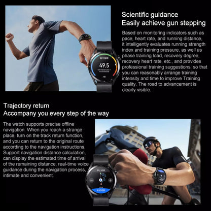 HUAWEI WATCH GT 3 Smart Watch 46mm Braided Wristband, 1.43 inch AMOLED Screen, Support Heart Rate Monitoring / GPS / 14-days Battery Life / NFC(Blue) - Wearable Devices by Huawei | Online Shopping UK | buy2fix