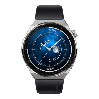 HUAWEI WATCH GT 3 Pro Titanium Smart Watch 46mm Rubber Wristband, 1.43 inch AMOLED Screen, Support ECG / GPS / 14-days Battery Life(Black) - Wearable Devices by Huawei | Online Shopping UK | buy2fix