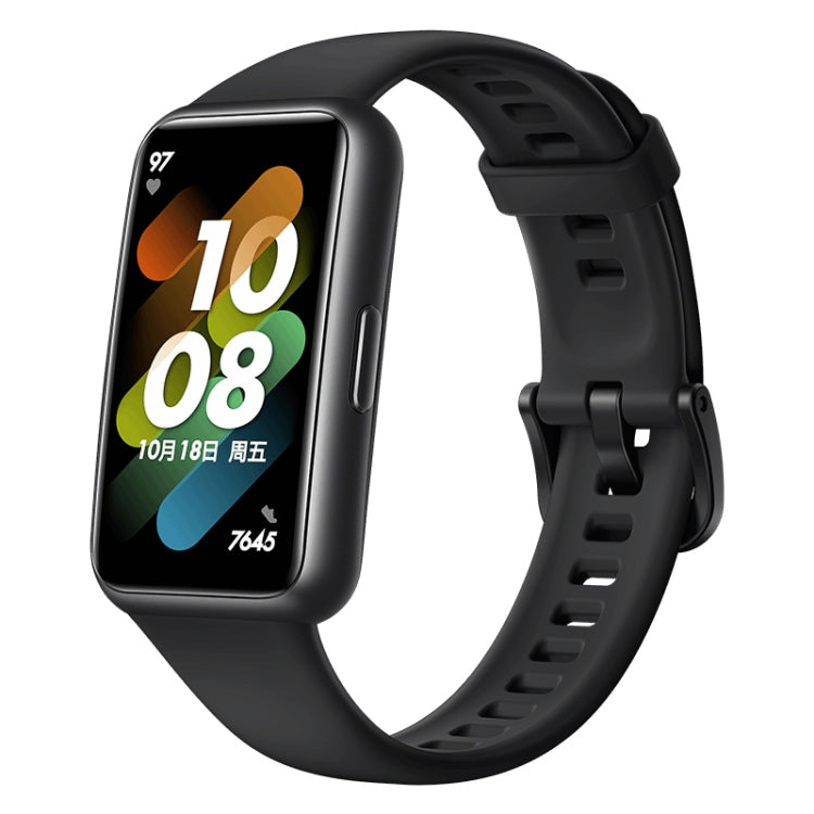 Original HUAWEI Band 7 Standard Edition, 1.47 inch AMOLED Screen Smart Watch, Support Blood Oxygen Monitoring / 14-days Battery Life(Black) - Wearable Devices by Huawei | Online Shopping UK | buy2fix