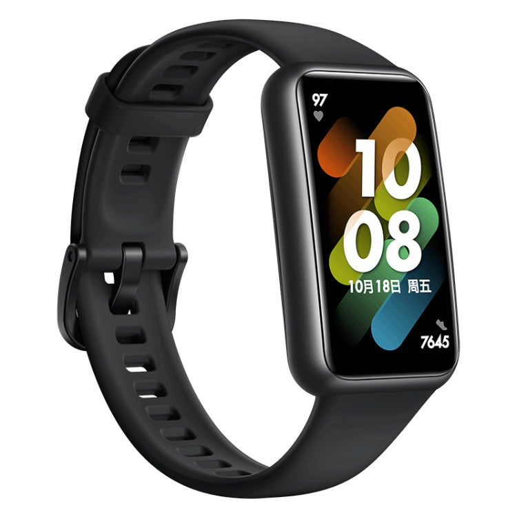 Original HUAWEI Band 7 Standard Edition, 1.47 inch AMOLED Screen Smart Watch, Support Blood Oxygen Monitoring / 14-days Battery Life(Black) - Wearable Devices by Huawei | Online Shopping UK | buy2fix