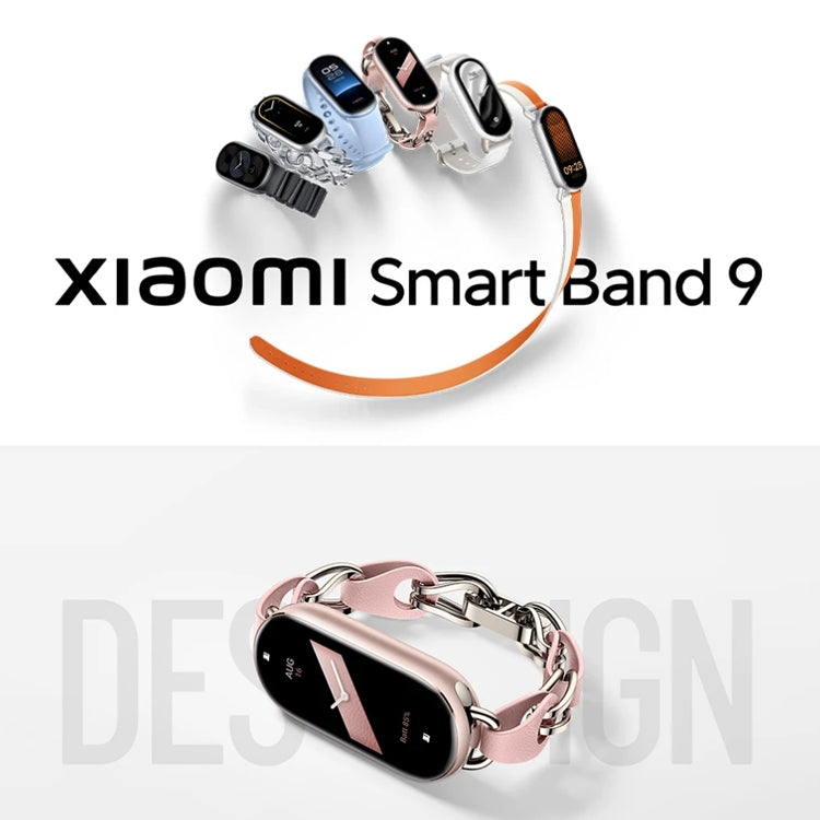 Original Xiaomi Smart Band 9 1.62 inch AMOLED Screen 5ATM Waterproof Smart Watch, Support Blood Oxygen / Heart Rate Monitor (Pink) - Wearable Devices by Xiaomi | Online Shopping UK | buy2fix