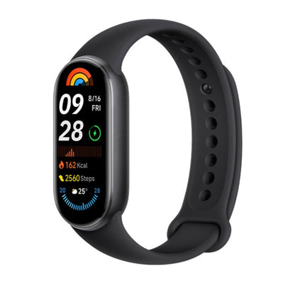 [HK Warehouse] Original Xiaomi Smart Band 9 Global 1.62 inch AMOLED Screen 5ATM Waterproof Smart Watch, Support Blood Oxygen / Heart Rate Monitor (Black) - Wearable Devices by Xiaomi | Online Shopping UK | buy2fix