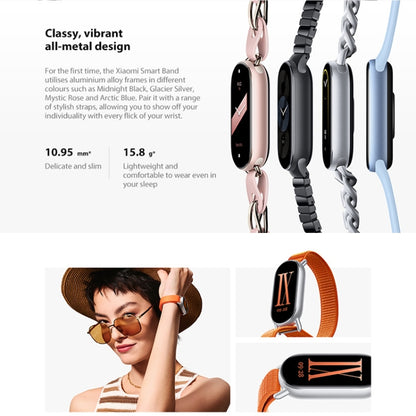 [HK Warehouse] Original Xiaomi Smart Band 9 Global 1.62 inch AMOLED Screen 5ATM Waterproof Smart Watch, Support Blood Oxygen / Heart Rate Monitor (Black) - Wearable Devices by Xiaomi | Online Shopping UK | buy2fix