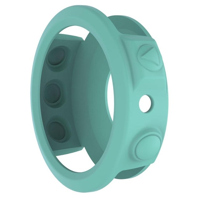 Solid Color Silicone Watch Protective Case for Garmin Fenix 5(Mint Green) - Screen Protector by ENKAY | Online Shopping UK | buy2fix