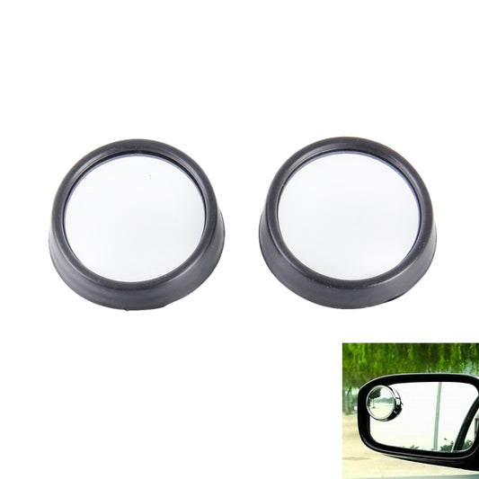 Car Blind Spot Rear View Wide Angle Mirror, Diameter: 5.5cm(Black) by buy2fix