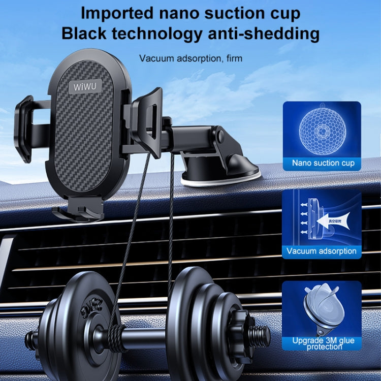 WIWU CH015 Car Suction Cup Type Extendable Bracket - Car Holders by WIWU | Online Shopping UK | buy2fix