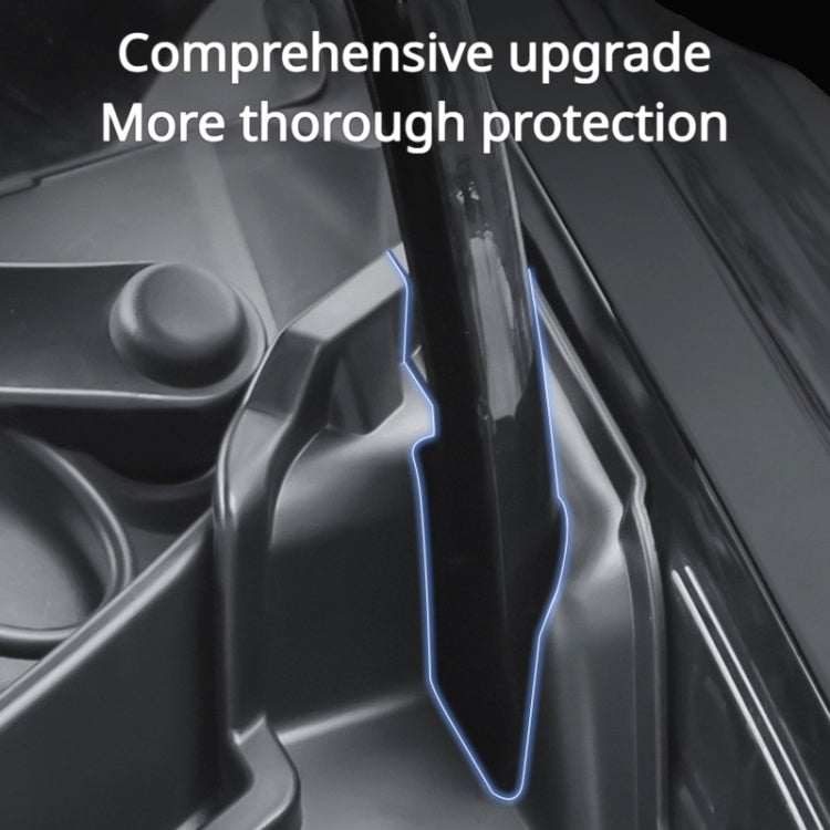 For Tesla Model Y 2021-2023 Car Front Hood Gutter Anti-blocking Protective Cover by buy2fix