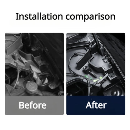 For Tesla Model Y 2021-2023 Car Front Hood Gutter Anti-blocking Protective Cover by buy2fix