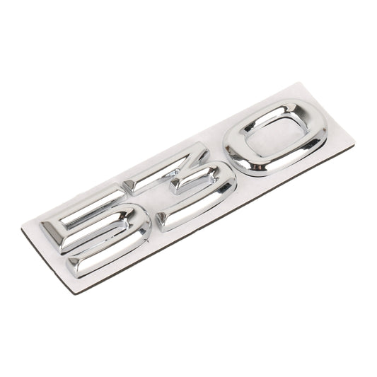 Car Number 530 Metal Personalized Decorative Stickers, Size: 8 x 2.5 x 0.5cm by buy2fix