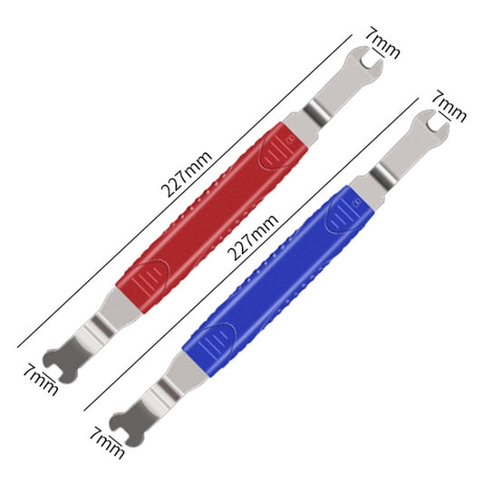 6-8 inch Long Car Door Panel Removal Rubber Buckle Screwdriver (Blue) by buy2fix