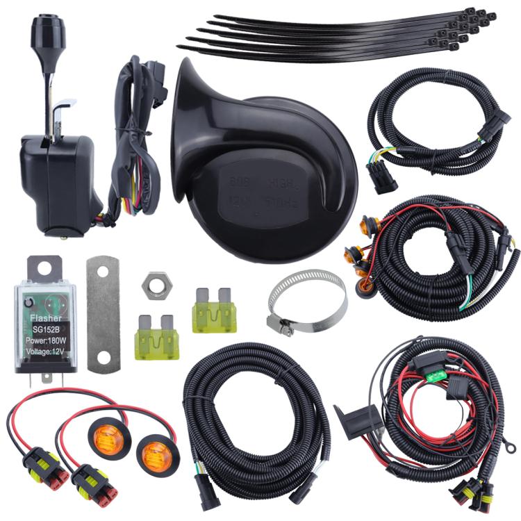 CP-5221 UTV Turn Signal Kit with Horn, Plug and Play Street Legal with Column Turn Switch and 105, Amber LED Blinker Kit - Car Light Accessories by buy2fix | Online Shopping UK | buy2fix