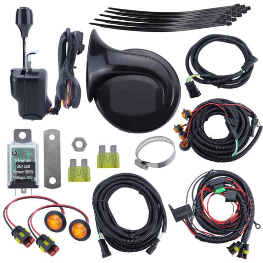 CP-5221 UTV Turn Signal Kit with Horn, Plug and Play Street Legal with Column Turn Switch and 105, Amber LED Blinker Kit - Car Light Accessories by buy2fix | Online Shopping UK | buy2fix