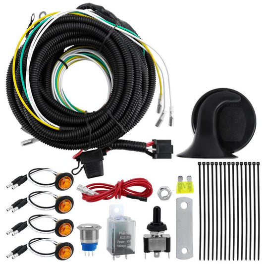 CP-5227 UTV / ATV Turn Signal Kit, Street Legal Kit with Toggle Switch - Car Light Accessories by buy2fix | Online Shopping UK | buy2fix