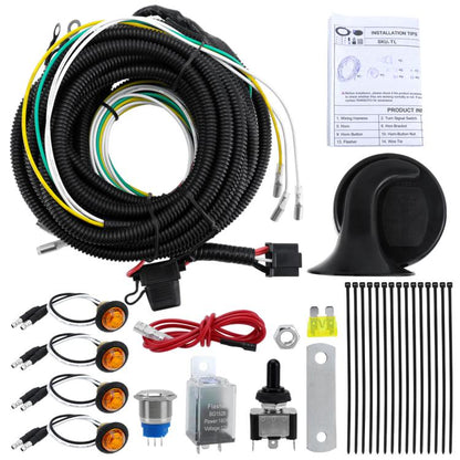 CP-5227 UTV / ATV Turn Signal Kit, Street Legal Kit with Toggle Switch - Car Light Accessories by buy2fix | Online Shopping UK | buy2fix