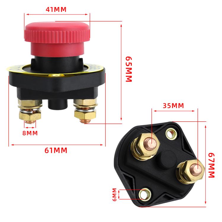 12V / 24V Car Modified Power Ignition Switch Battery Isolation Power Disconnect Switch 52-45749 - Car Switches by buy2fix | Online Shopping UK | buy2fix