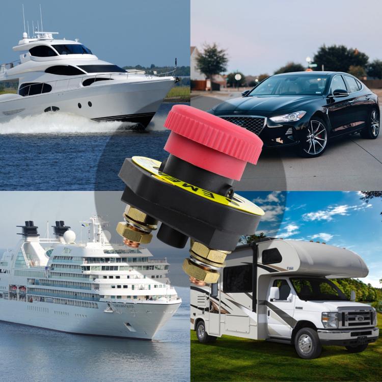 12V / 24V Car Modified Power Ignition Switch Battery Isolation Power Disconnect Switch 52-45749 - Car Switches by buy2fix | Online Shopping UK | buy2fix