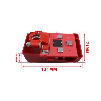 Car Positive Battery Pile Battery 400A Fuse Terminal Battery Clip Battery Terminal (Red) - Booster Cable & Clip by buy2fix | Online Shopping UK | buy2fix