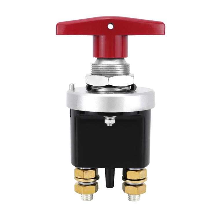 300A High Current Silver-plated Copper 12V-36V Battery Cut Off Switch with Red Handle Isolator - Car Switches by buy2fix | Online Shopping UK | buy2fix